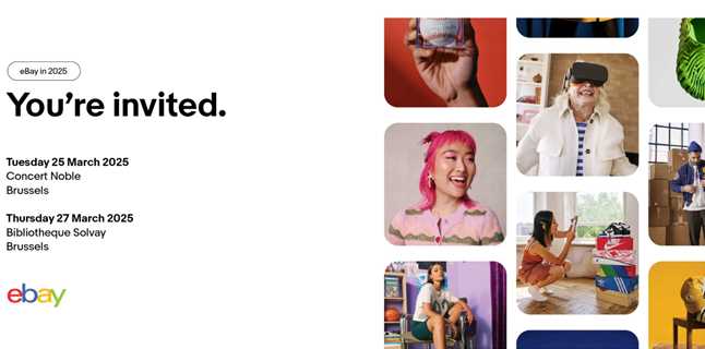 Discover eBay in 2025 with two high-profile events this March